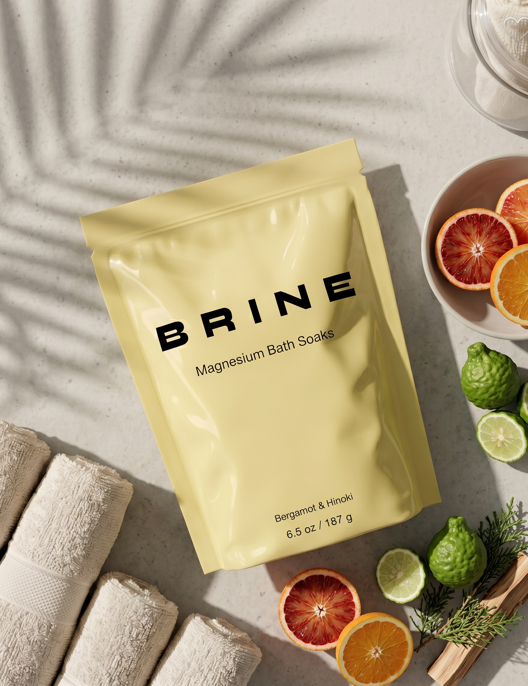 The Reset Soak — Magnesium Bath Soak, Bergamot & Hinoki