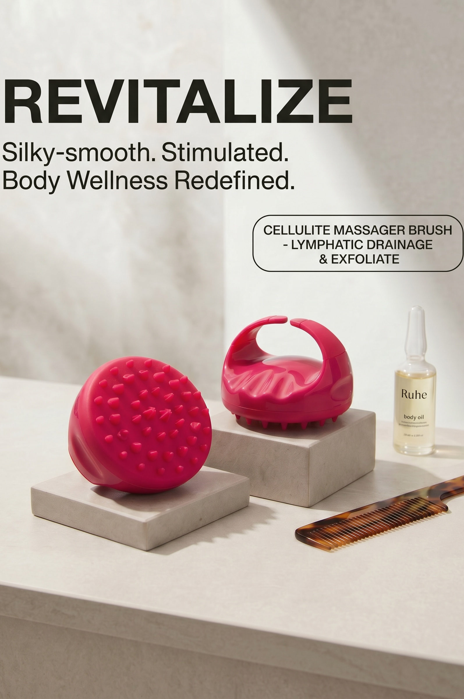 The Smooth Operator — Silicone Contour & Circulation Massager
