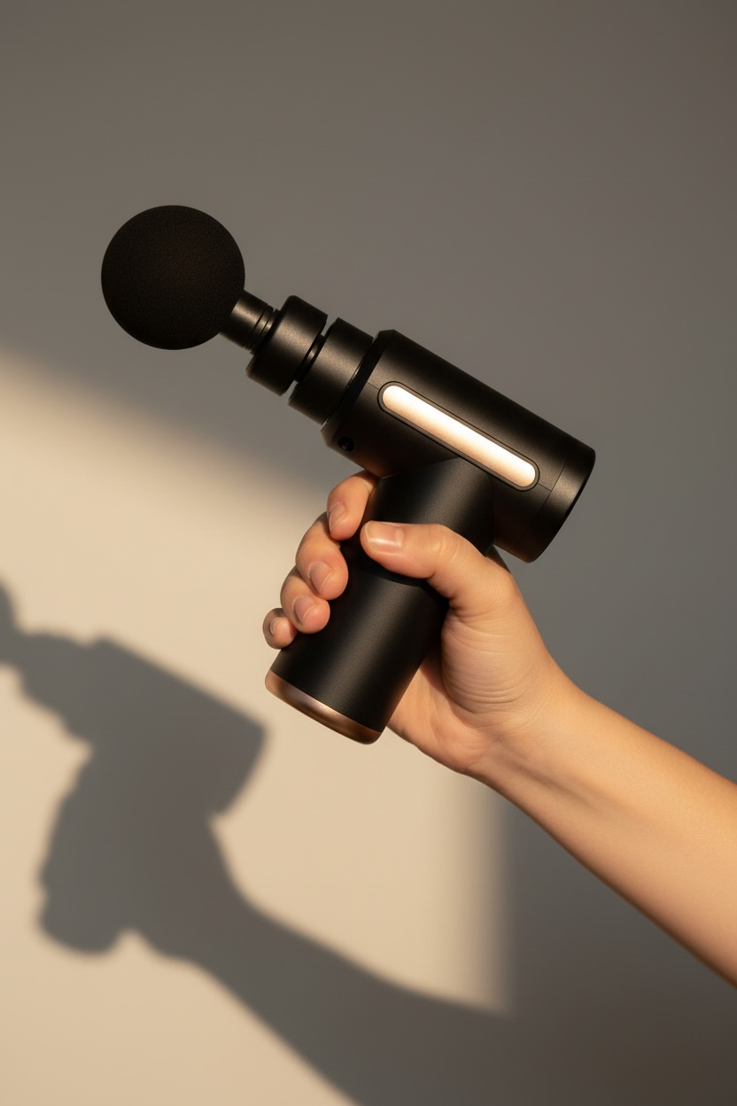 Percussion Massage Gun — Multi-Head