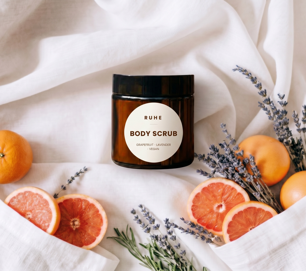 Ruhe Whipped Sugar Scrub — Grapefruit Lavender