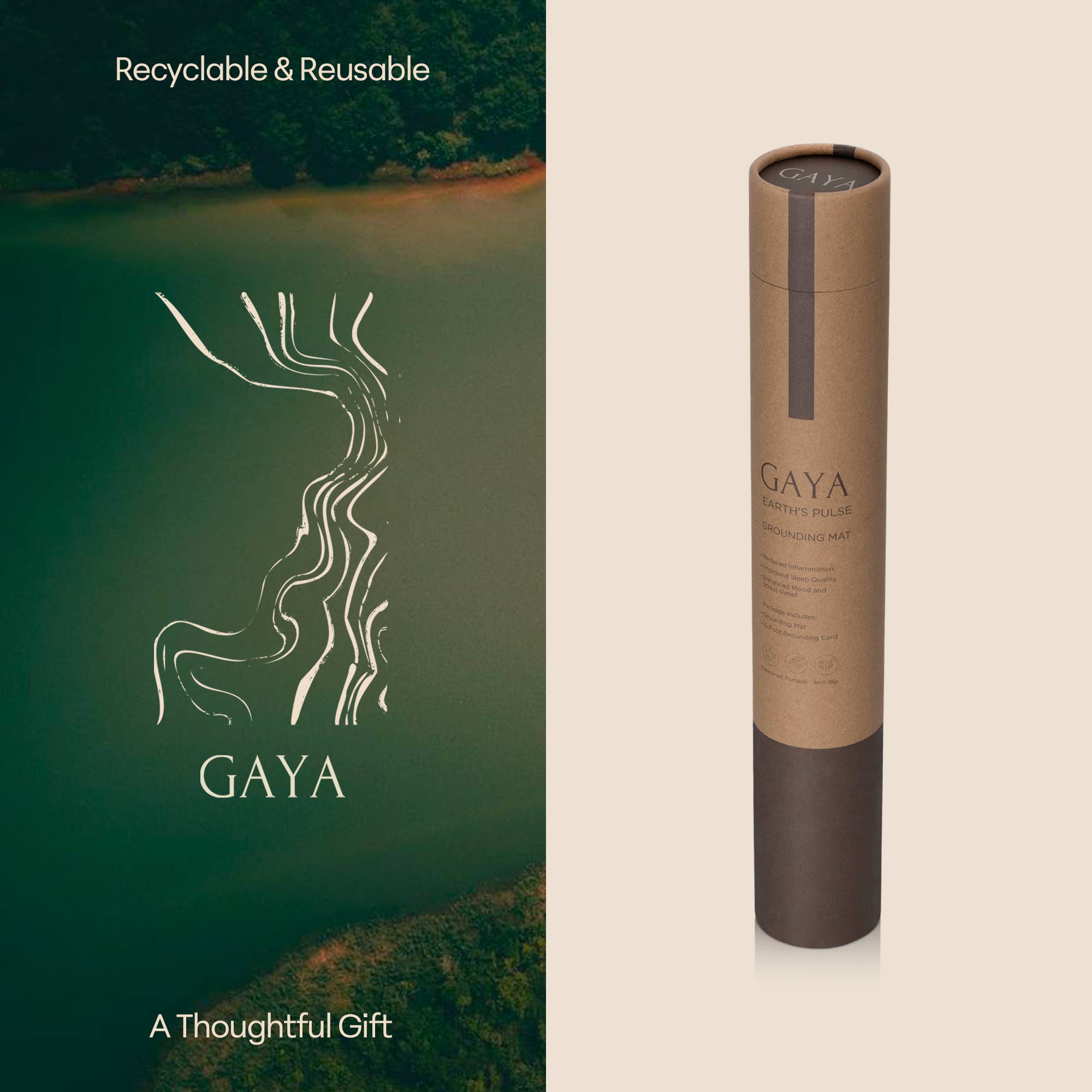 Ground State — Earthing Recovery Mat (Brown)